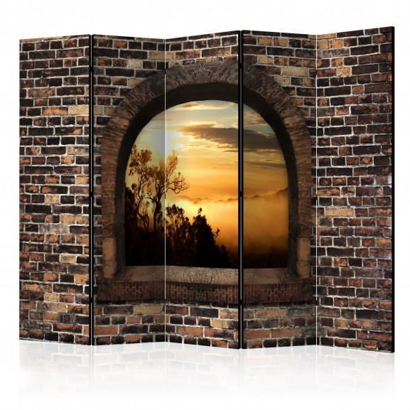 Paravan Stony Window: Morning Mist Ii [Room Dividers] 225 cm x 172 cm