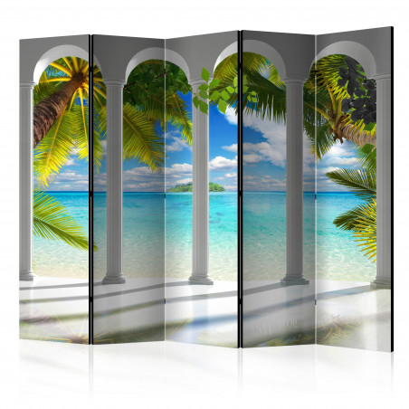 Paravan Sea Behind Columns Ii [Room Dividers] 225 cm x 172 cm-01