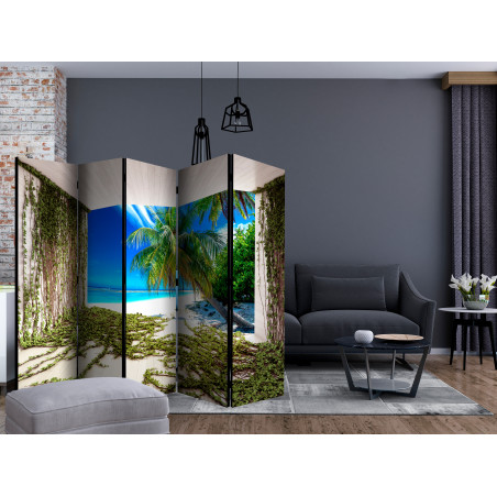 Paravan Beach And Ivy Ii [Room Dividers] 225 cm x 172 cm-01