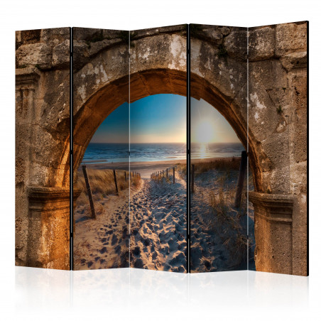 Paravan Pillars And Forest Ii [Room Dividers] 225 cm x 172 cm-01