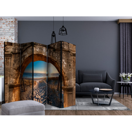 Paravan Pillars And Forest Ii [Room Dividers] 225 cm x 172 cm-01