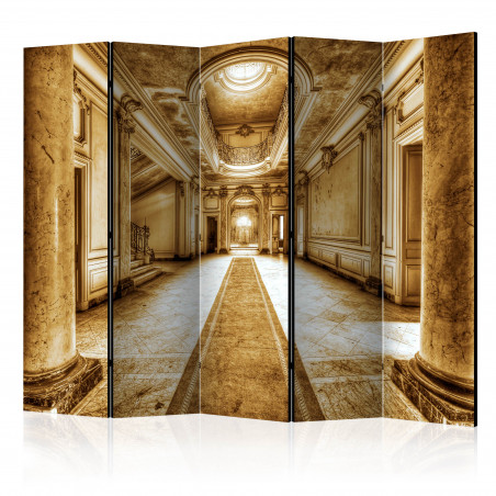 Paravan Mystery Marble Sepia Ii [Room Dividers] 225 cm x 172 cm-01