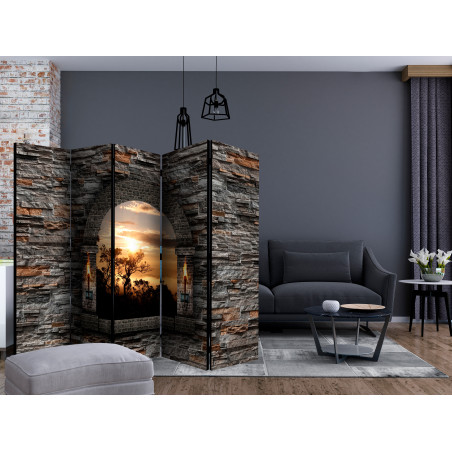 Paravan Castle Window Ii [Room Dividers] 225 cm x 172 cm-01