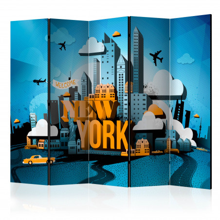 Paravan New York Welcome Ii [Room Dividers] 225 cm x 172 cm-01