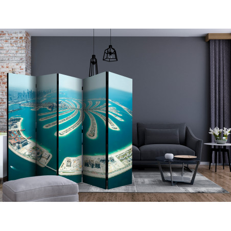 Paravan Dubai: Palm Island Ii [Room Dividers] 225 cm x 172 cm-01