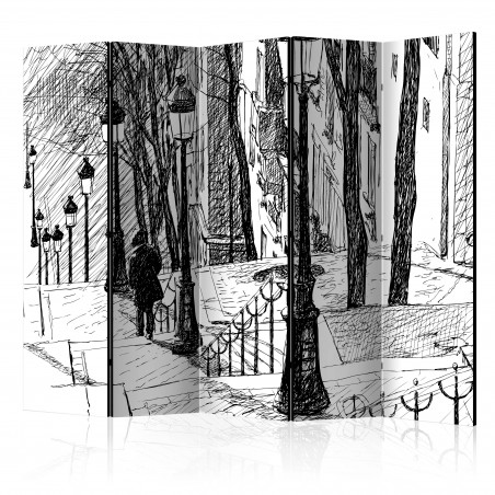 Paravan Stairs Montmartre Ii [Room Dividers] 225 cm x 172 cm-01