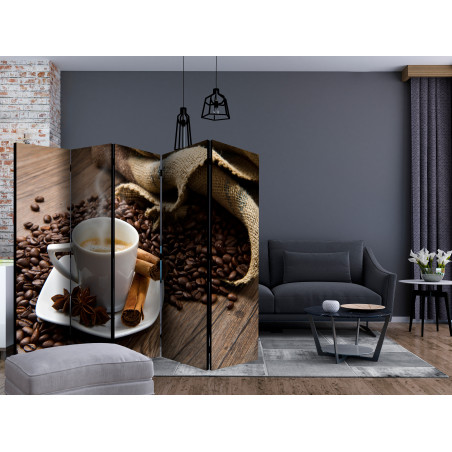 Paravan Star Anise Coffee Ii [Room Dividers] 225 cm x 172 cm-01