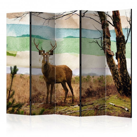 Paravan Forest Fugitive Ii [Room Dividers] 225 cm x 172 cm