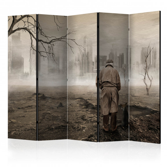 Paravan Ghost'S City Ii [Room Dividers] 225 cm x 172 cm