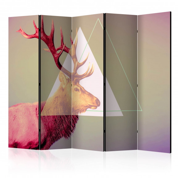 Paravan Deer (Graphic Pattern) Ii [Room Dividers] 225 cm x 172 cm