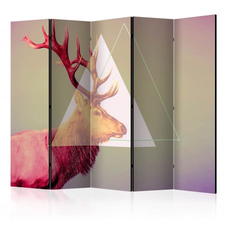 Paravan Deer (Graphic Pattern) Ii [Room Dividers] 225 cm x 172 cm-01