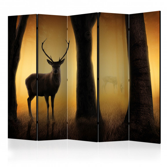 Paravan Deer In His Natural Habitat Ii [Room Dividers] 225 cm x 172 cm
