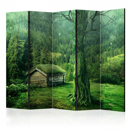 Paravan Green Seclusion Ii [Room Dividers] 225 cm x 172 cm-01