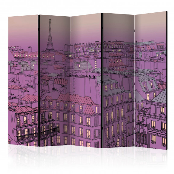 Paravan Friday Evening In Paris Ii [Room Dividers] 225 cm x 172 cm