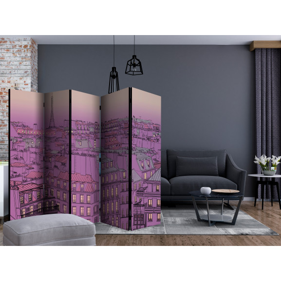 Paravan friday evening in paris ii [room dividers] 225 cm x 172 cm