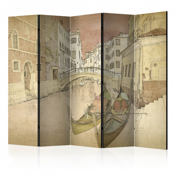 Paravan Gondolas In Venice Ii [Room Dividers] 225 cm x 172 cm