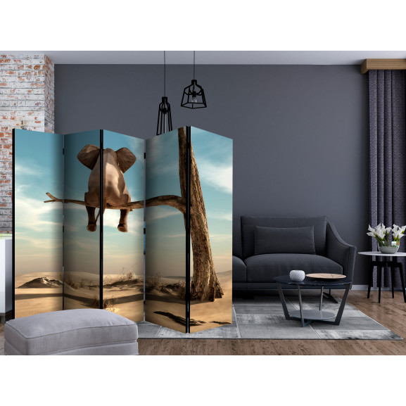 Paravan elephant on the tree ii [room dividers] 225 cm x 172 cm