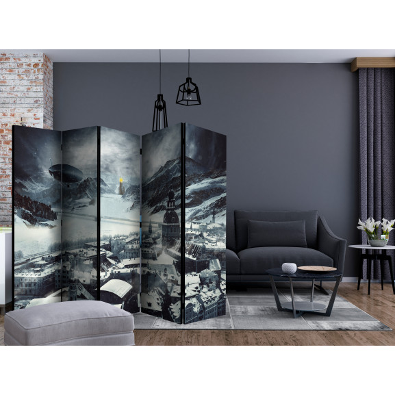 Paravan winter in riga ii [room dividers] 225 cm x 172 cm