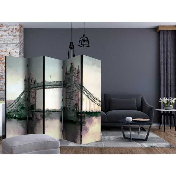 Paravan victorian tower bridge ii [room dividers] 225 cm x 172 cm