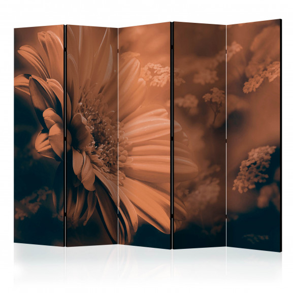Paravan Gerbera In Bronze Ii [Room Dividers] 225 cm x 172 cm 172