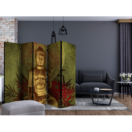 Paravan Golden Buddha Ii [Room Dividers] 225 cm x 172 cm-01