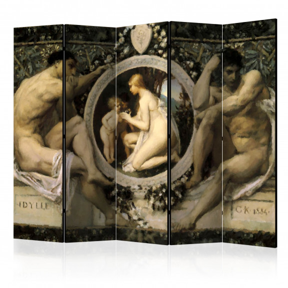 Paravan Idyll Gustav Klimt Ii [Room Dividers] 225 cm x 172 cm