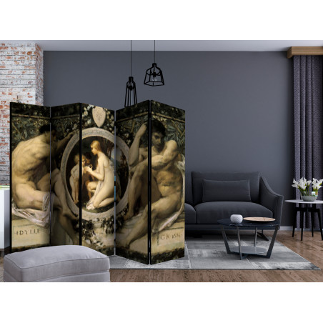 Paravan Idyll Gustav Klimt Ii [Room Dividers] 225 cm x 172 cm-01