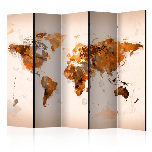 Paravan World In Brown Shades Ii [Room Dividers] 225 cm x 172 cm