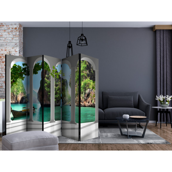 Paravan on the terrace ii [room dividers] 225 cm x 172 cm