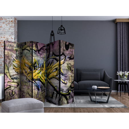 Paravan Stunning Graffiti Ii [Room Dividers] 225 cm x 172 cm-01
