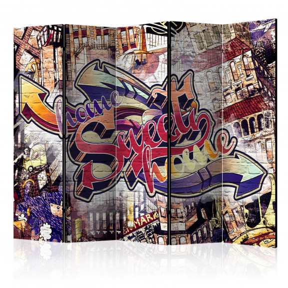 Paravan Cool Graffiti Ii [Room Dividers] 225 cm x 172 cm