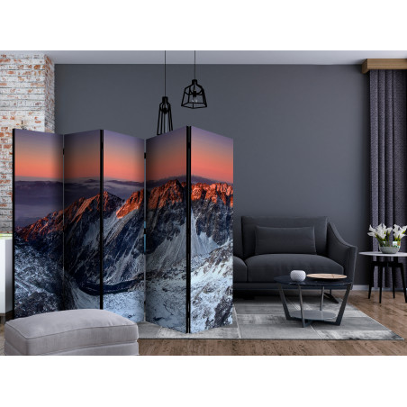 Paravan Beautiful Sunrise In The Rocky Mountains Ii [Room Dividers] 225 cm x 172 cm-01