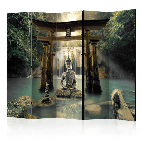Paravan Buddha Smile Ii [Room Dividers] 225 cm x 172 cm-01