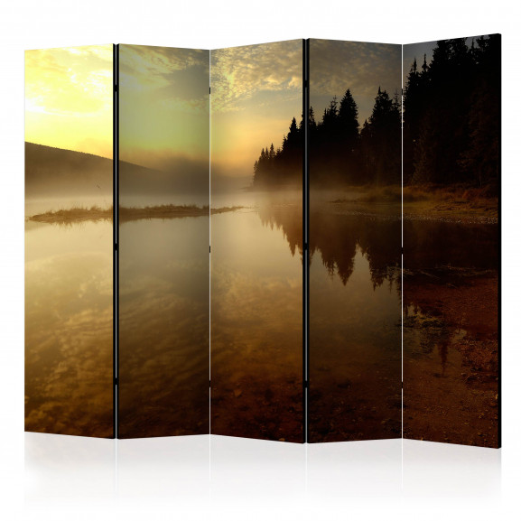 Paravan Forest And Lake Ii [Room Dividers] 225 cm x 172 cm