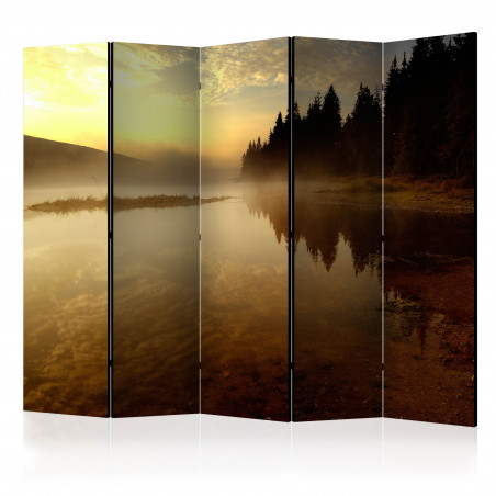 Paravan Forest And Lake Ii [Room Dividers] 225 cm x 172 cm-01