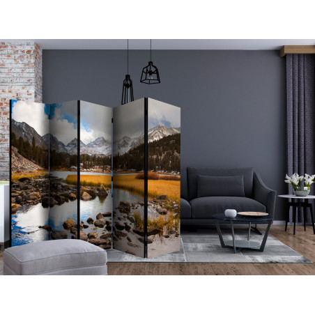 Paravan Mountain Stream Ii [Room Dividers] 225 cm x 172 cm-01