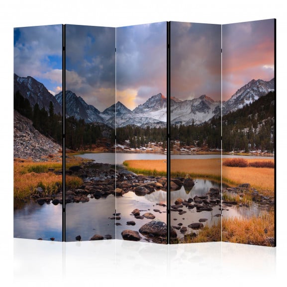 Paravan Amazing Mountain Landscape Ii [Room Dividers] 225 cm x 172 cm