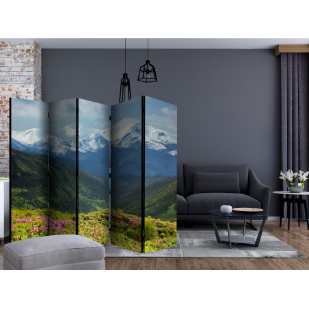 Paravan Spring Mountain Landscape Ii [Room Dividers] 225 cm x 172 cm-01