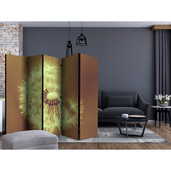 Paravan dandelion (sepia) ii [room dividers] 225 cm x 172 cm