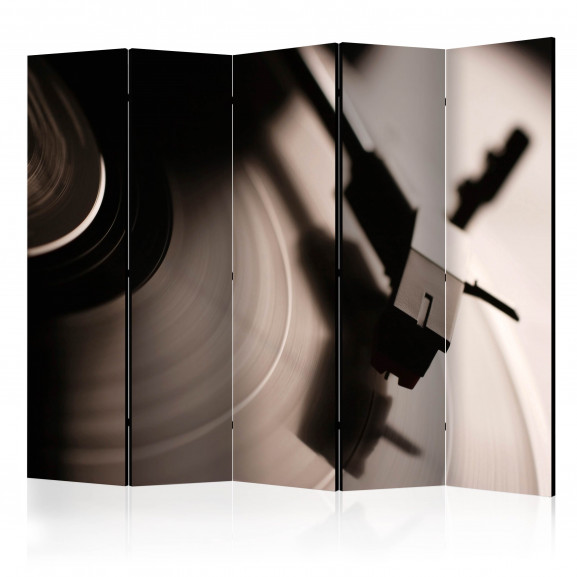 Paravan Gramophone And Vinyl Record Ii [Room Dividers] 225 cm x 172 cm