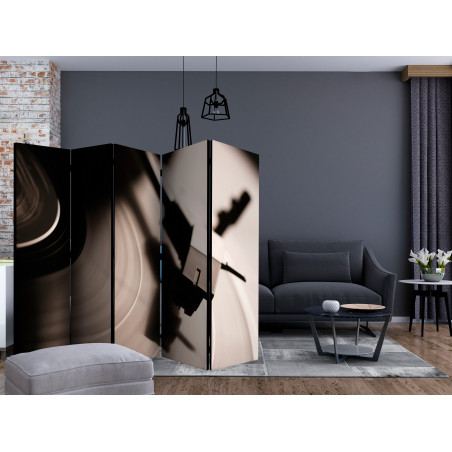 Paravan Gramophone And Vinyl Record Ii [Room Dividers] 225 cm x 172 cm-01