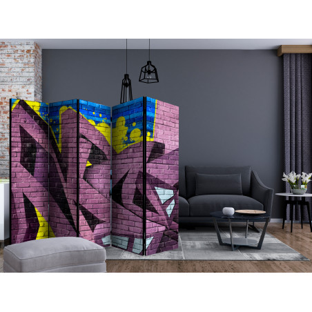 Paravan Street Art Graffiti Ii [Room Dividers] 225 cm x 172 cm-01
