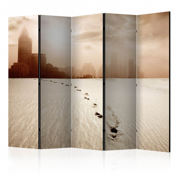 Paravan A Path To A Big City Ii [Room Dividers] 225 cm x 172 cm