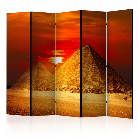 Paravan The Giza Necropolis Sunset Ii [Room Dividers] 225 cm x 172 cm