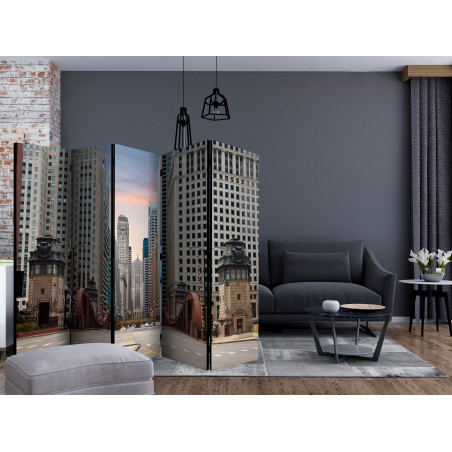 Paravan Chicago Street Ii [Room Dividers] 225 cm x 172 cm-01