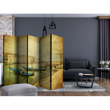 Paravan Grand Canal, Venice (Vintage) Ii [Room Dividers] 225 cm x 172 cm-01
