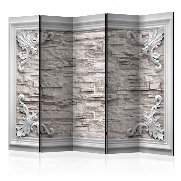 Paravan Brick In The Frame (Beige) Ii [Room Dividers] 225 cm x 172 cm