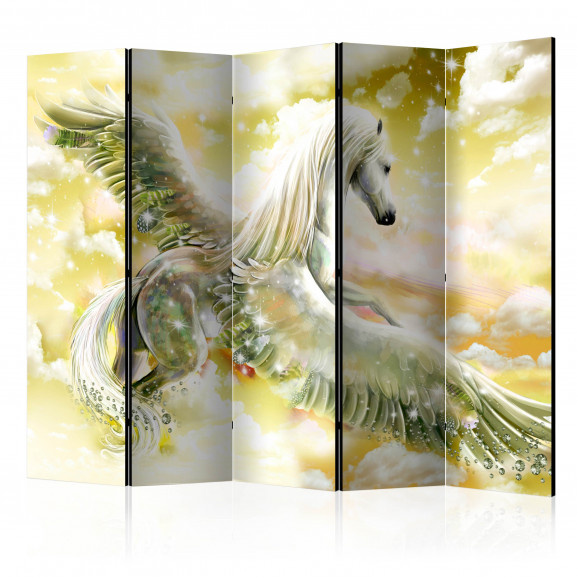 Paravan Pegasus (Yellow) Ii [Room Dividers] 225 cm x 172 cm