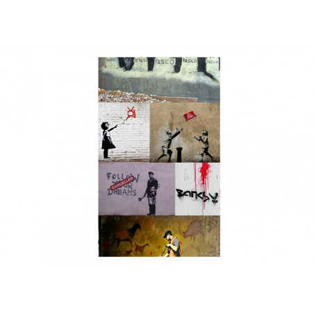 Fototapet Banksy A Collage-01