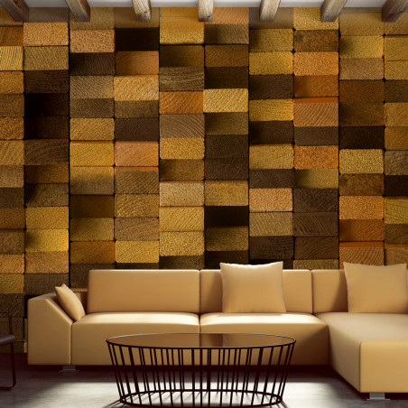 Fototapet Wooden Wall-01